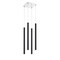 Z-Lite Forest 4 Light Island/Billiard, Chrome & Matte Black 917MP24-MB-LED-4SCH - alternate 2